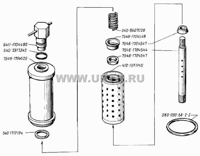 Фильтр тонкой очистки масла Фильтр тонкой очистки масла
