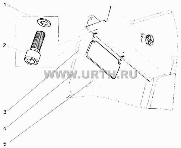 Установка противосолнечного козырька