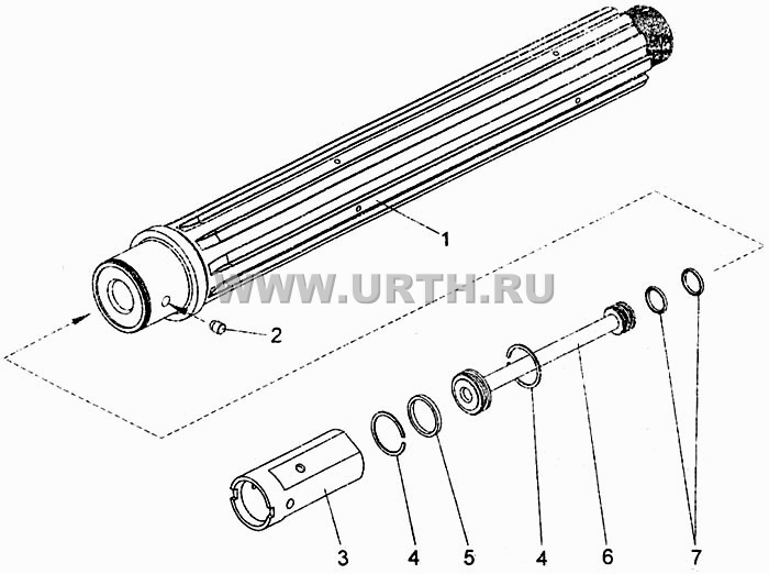 Вал реверсивный (диапазонный)