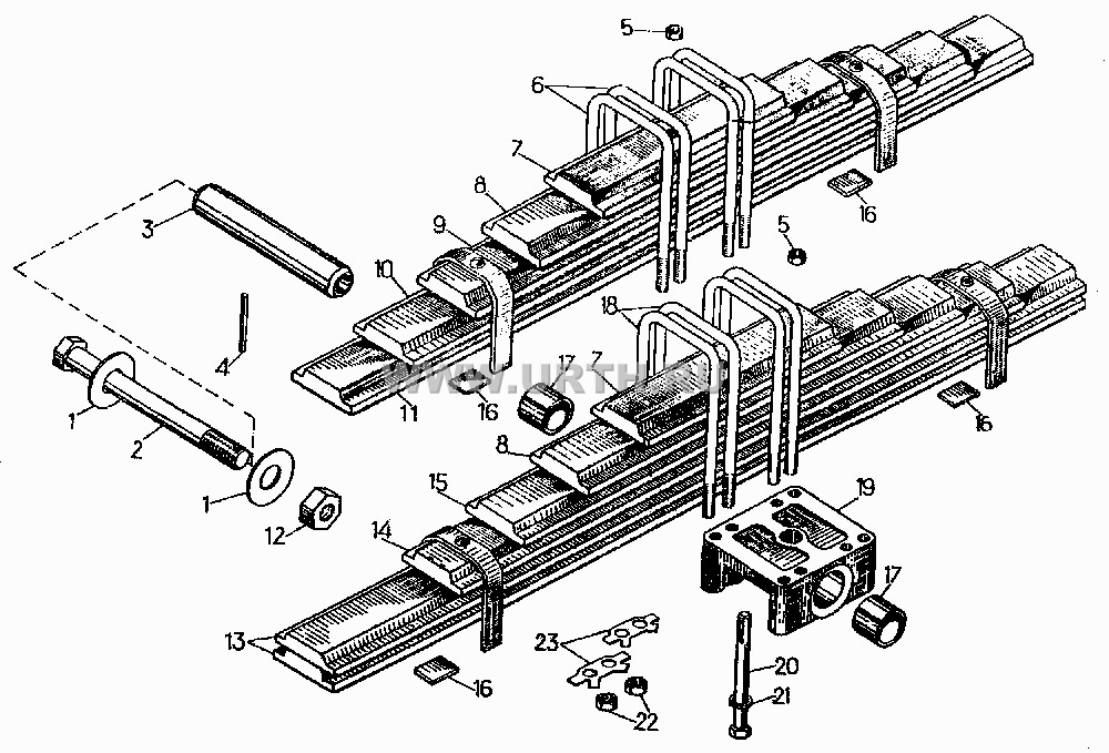 Установка рессоры