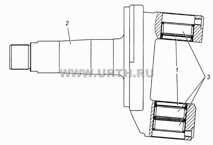 Кулак поворотный в сборе 4308-3001012 Кулак поворотный в сборе 4308-3001012