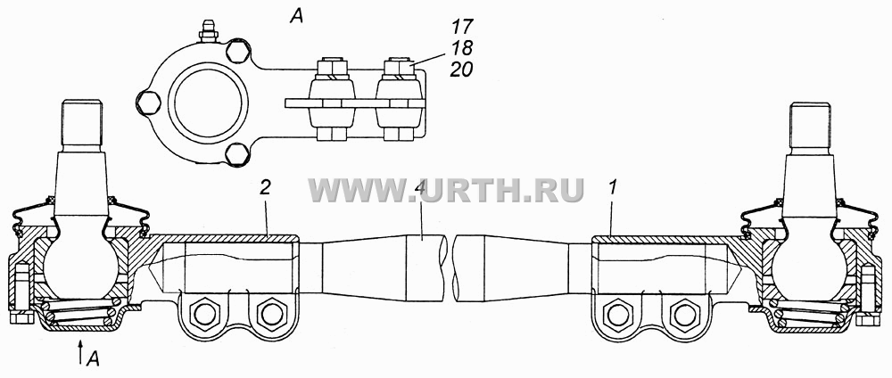 Тяга в сборе 4308-3414052-10