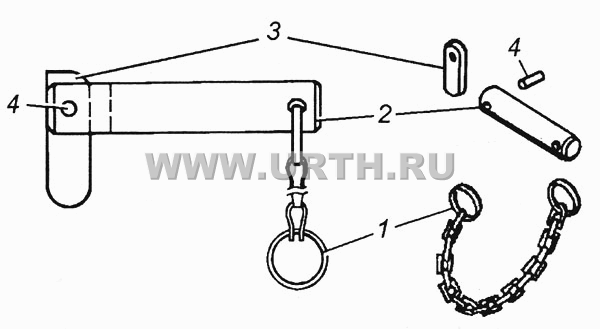 Шпилька стопорная в сборе 4310-5002074