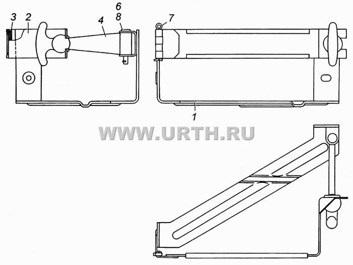 Рамка крепления омывателя в сборе 53205-5208400 Рамка крепления омывателя в сборе 53205-5208400