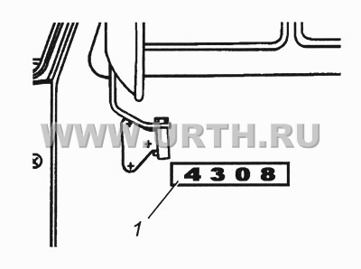 Установка знака бокового 4308-8212008-10