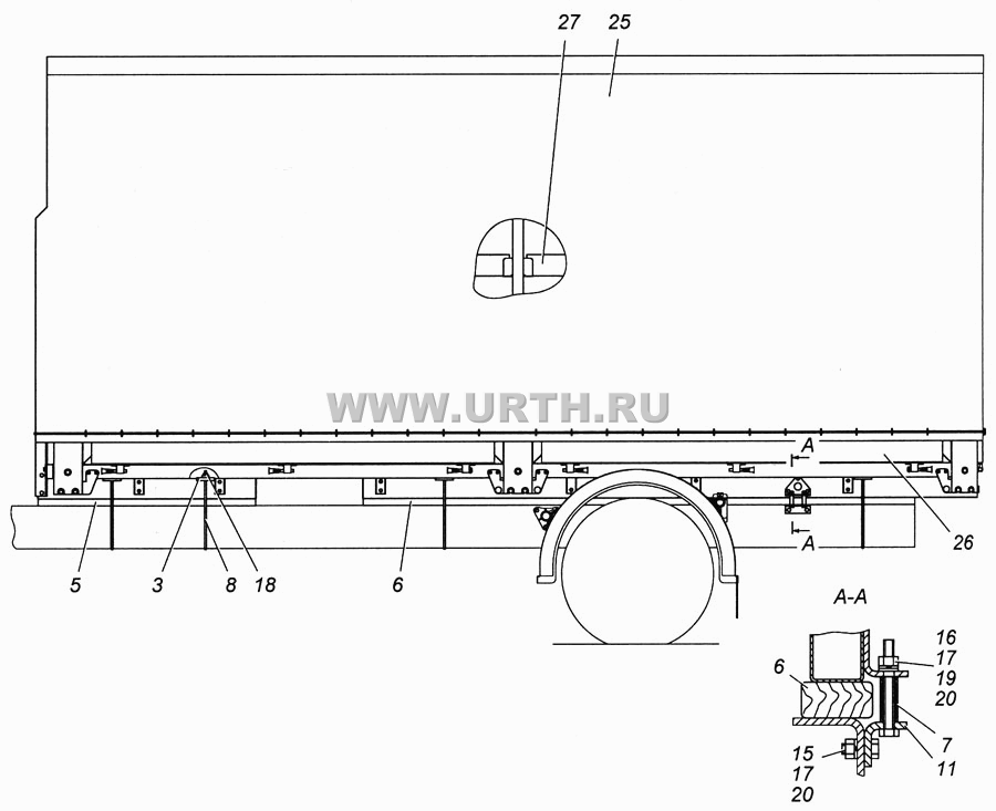 Установка платформы 4308-8500008-70