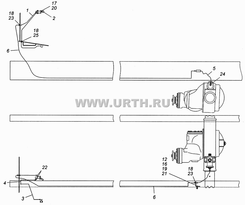 Привод блокировки межколесного дифференциала Э4308-2411010 Привод блокировки межколесного дифференциала Э4308-2411010