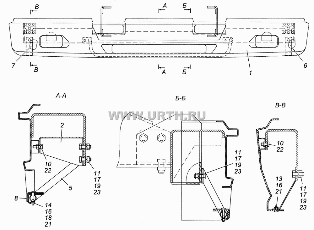 Установка облицовки буфера Э4308-2803004
