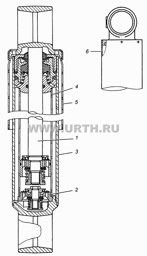 Амортизатор передней подвески в сборе 53212-2905006 Амортизатор передней подвески в сборе 53212-2905006