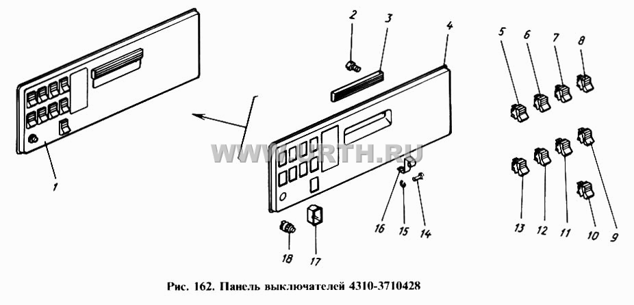Панель выключателей