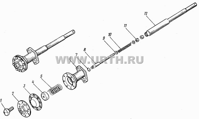 Механизм включения высшей передачи раздаточной коробки