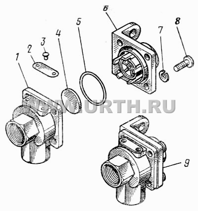 Клапан двухмагистральный в сборе 100-3562010