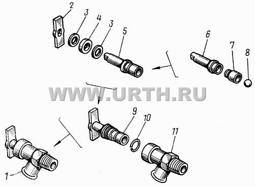 Кран сливной 5320-8105010