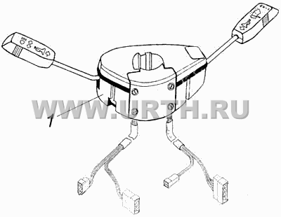 Установка подрулевого переключателя