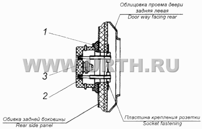 Установка розетки переносной лампы Установка розетки переносной лампы
