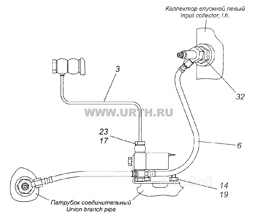 7482.1022800-10 Установка магнитного клапана