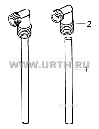 5320-1104136 Трубка слива топлива в бак с угольником
