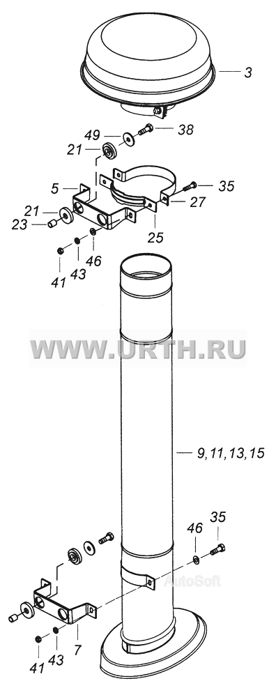 65116-1109003-10 Воздухозаборник 65116-1109003-10 Воздухозаборник