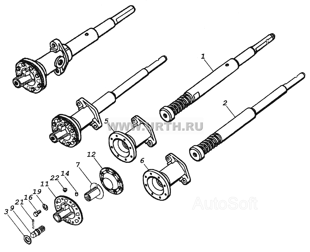 43114-1803010 Механизм включения низшей передачи
