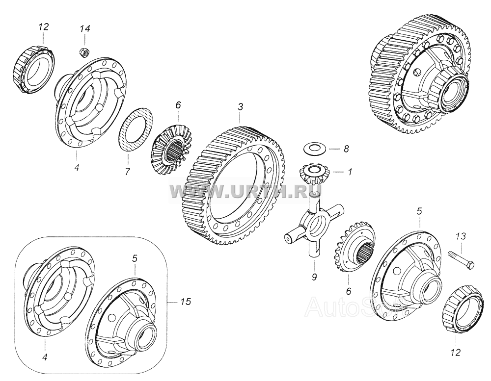 53228-2303010-10 Дифференциал переднего моста