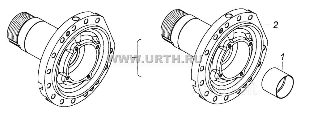 43114-2304079 Цапфа поворотного кулака 43114-2304079 Цапфа поворотного кулака