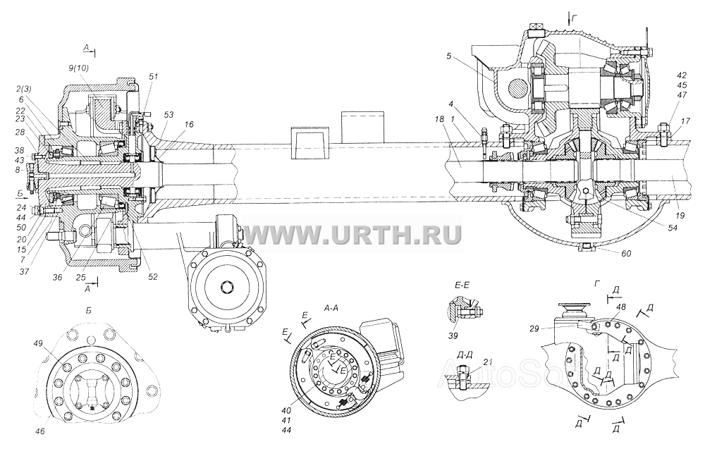 4350-2400021-10 Мост задний