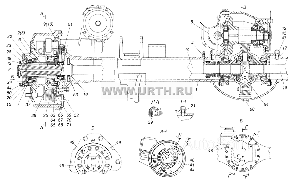 43114-2400025-10 Мост задний 43114-2400025-10 Мост задний