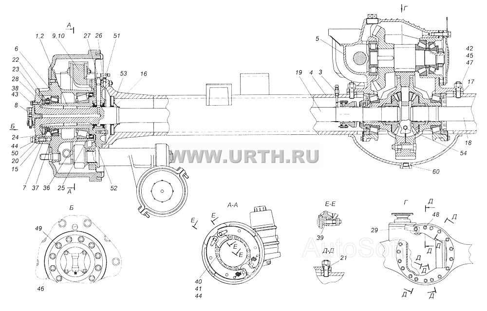 4350-2400041-10 Мост задний