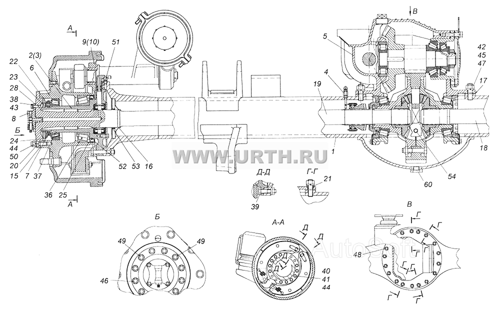 43114-2400041-10 Мост задний