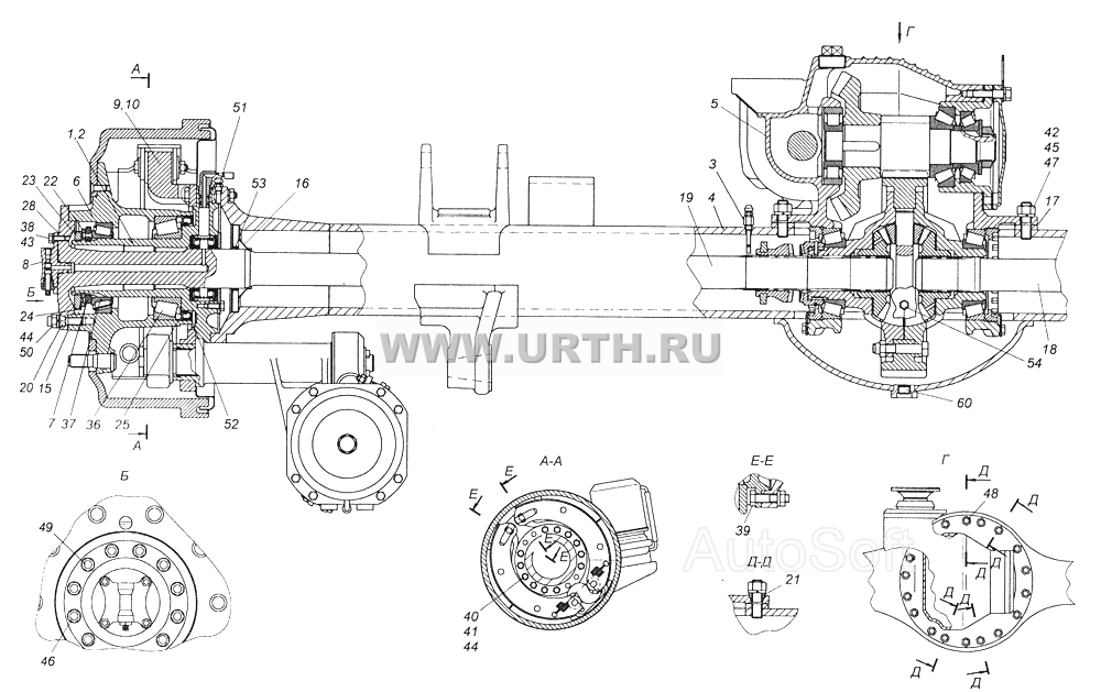 43114-2500021-10 Мост средний