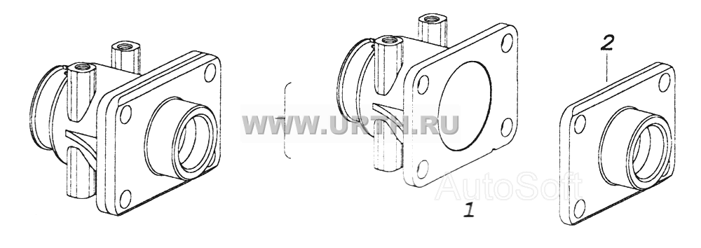 4310-2707235 Корпус буксирного прибора с крышкой (комплект)