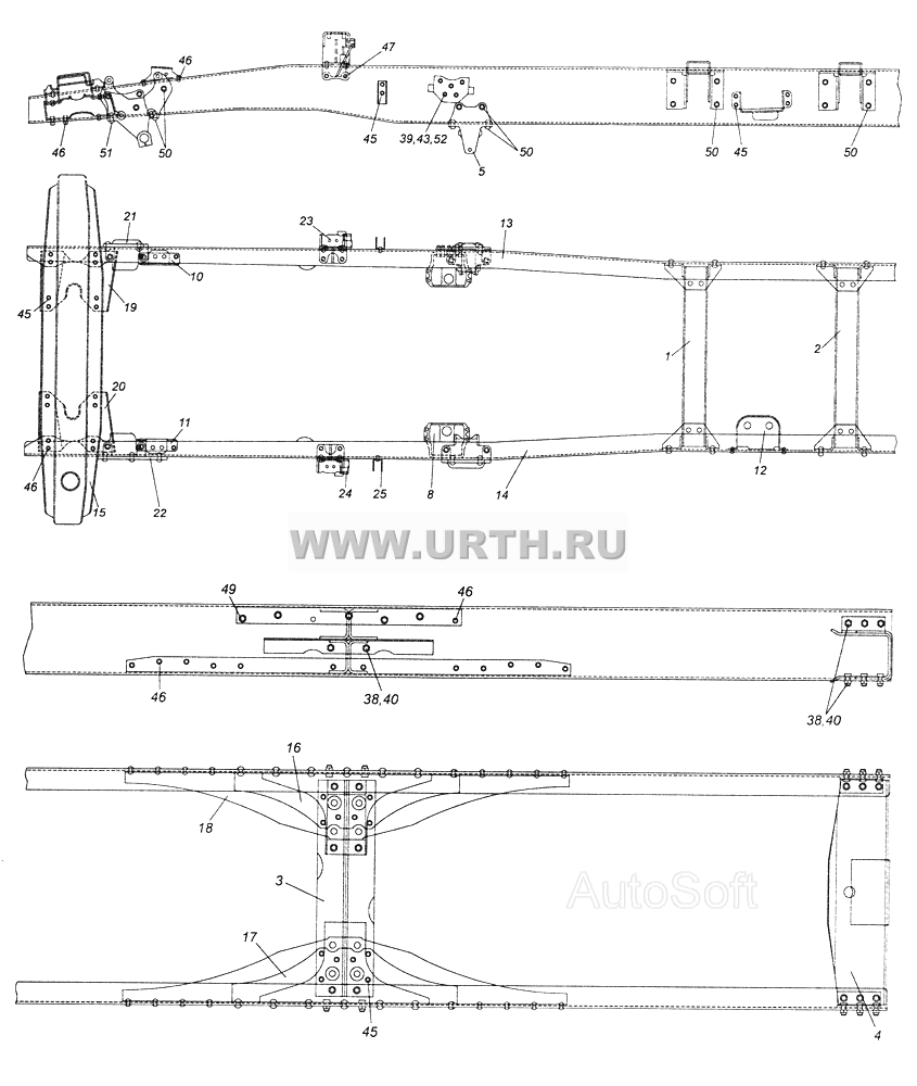 43114-2800010 Рама 43114-2800010 Рама