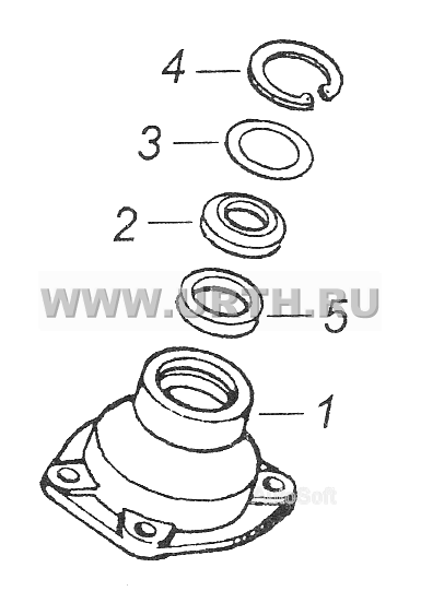 4310-3401720 Крышка корпуса с манжетами 4310-3401720 Крышка корпуса с манжетами
