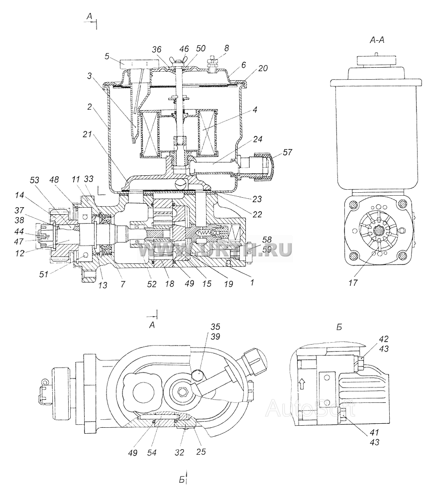 4310-3407200-01 Насос рулевого усилителя 4310-3407200-01 Насос рулевого усилителя