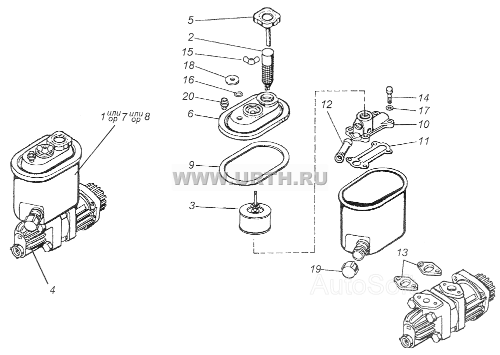 4310-3407200-02 Насос рулевого усилителя - Power steering pump