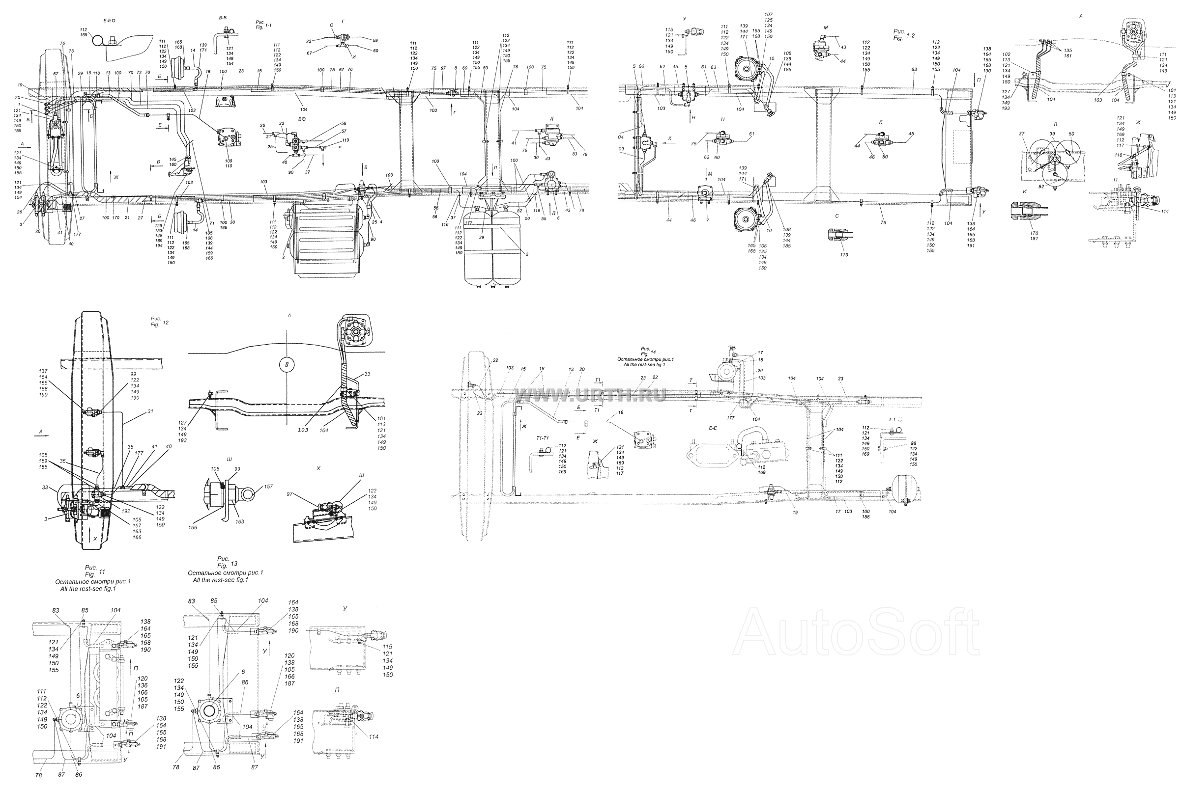 4326-3500006-86 Установка пневмотормозов