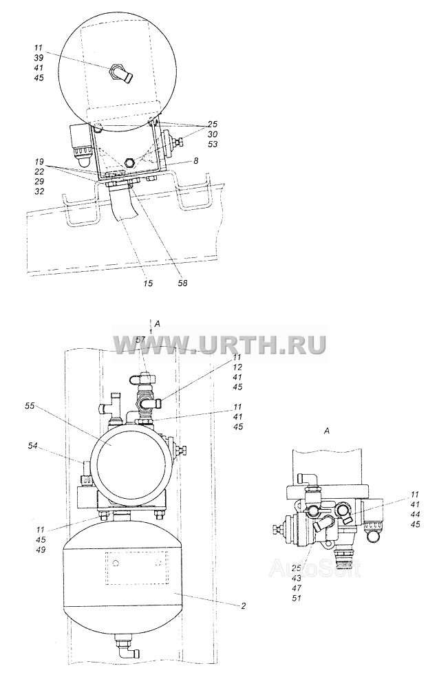 54115-3500011-17 Установка осушителя