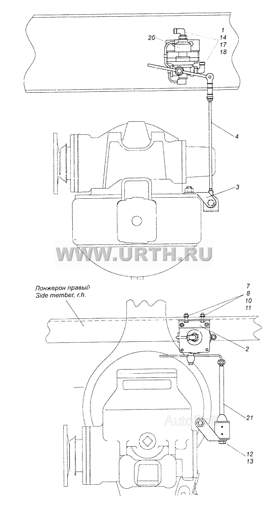 43501-3500033 Установка регулятора тормозных сил