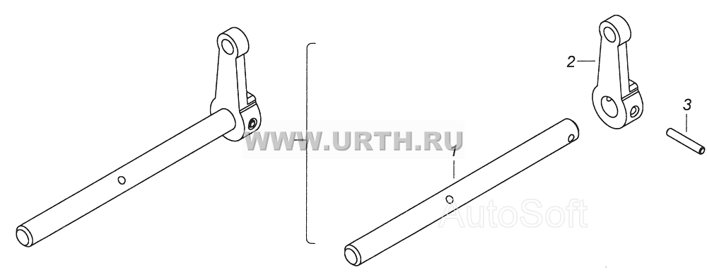 53215-3570030 Вал заслонки 53215-3570030 Вал заслонки