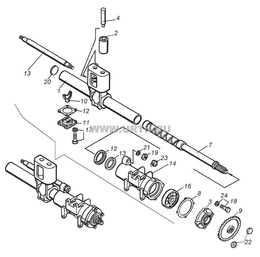 4310-4511010 Тросоукладчик лебедки 4310-4511010 Тросоукладчик лебедки