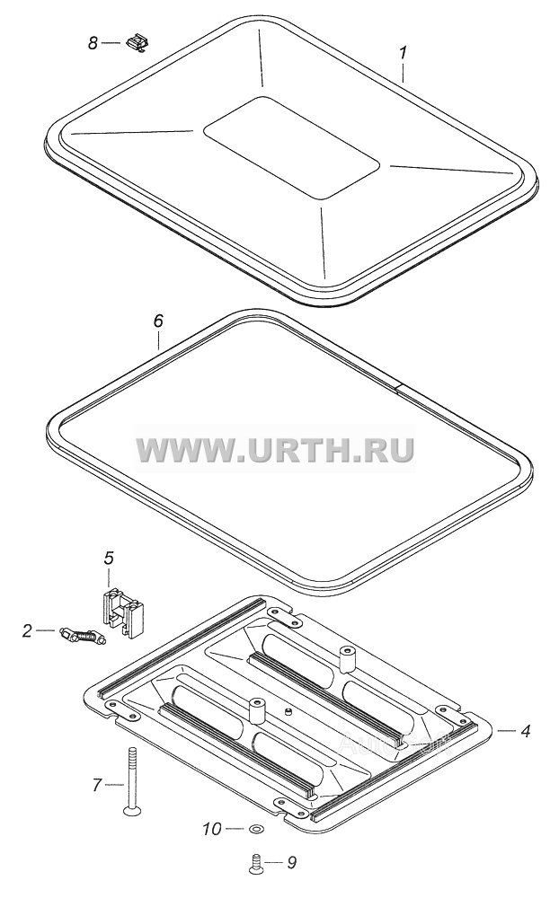 53205-5713008 Установка вентиляционного люка крыши