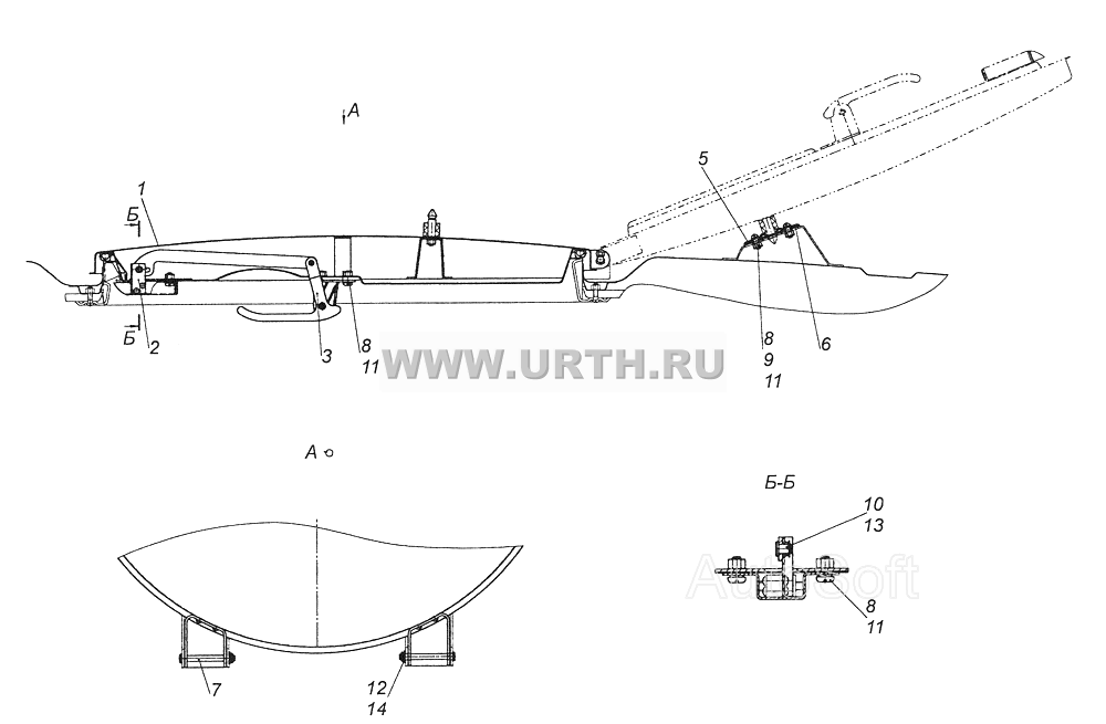 5350-5713008 Установка люка крыши 5350-5713008 Установка люка крыши