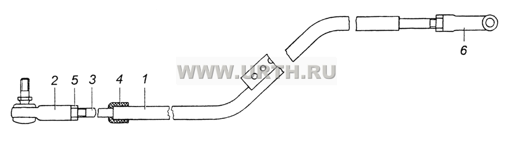 6520-1108040 Толкатель в сборе 6520-1108040 Толкатель в сборе