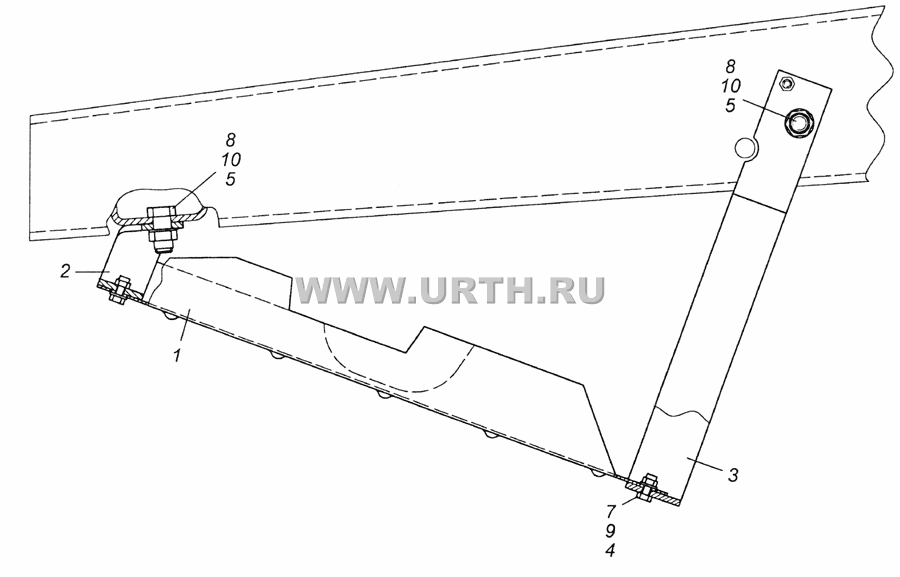 4310-1301005 Установка кожуха радиатора 4310-1301005 Установка кожуха радиатора