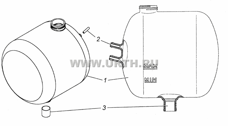 5320-1311010-30 Бачок расширительный в сборе 5320-1311010-30 Бачок расширительный в сборе