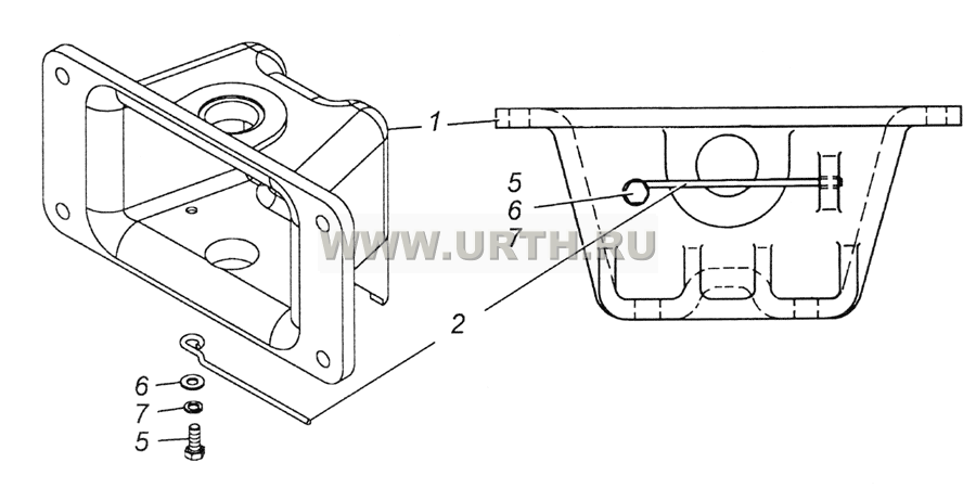 4310-2806116 Вилка буксирная в сборе 4310-2806116 Вилка буксирная в сборе