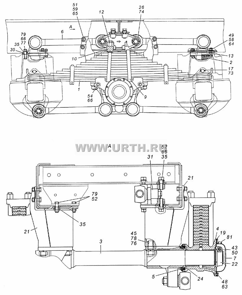 53228-2900002-10 Подвеска задняя в сборе 53228-2900002-10 Подвеска задняя в сборе