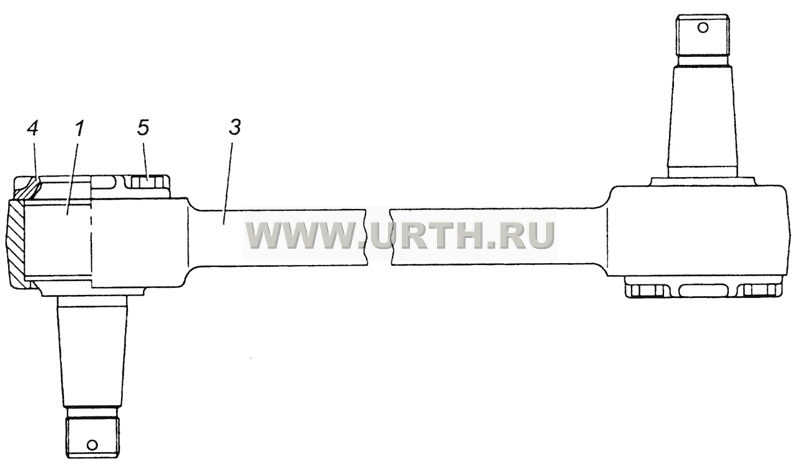 630-2919012-20 Штанга реактивная в сборе 630-2919012-20 Штанга реактивная в сборе