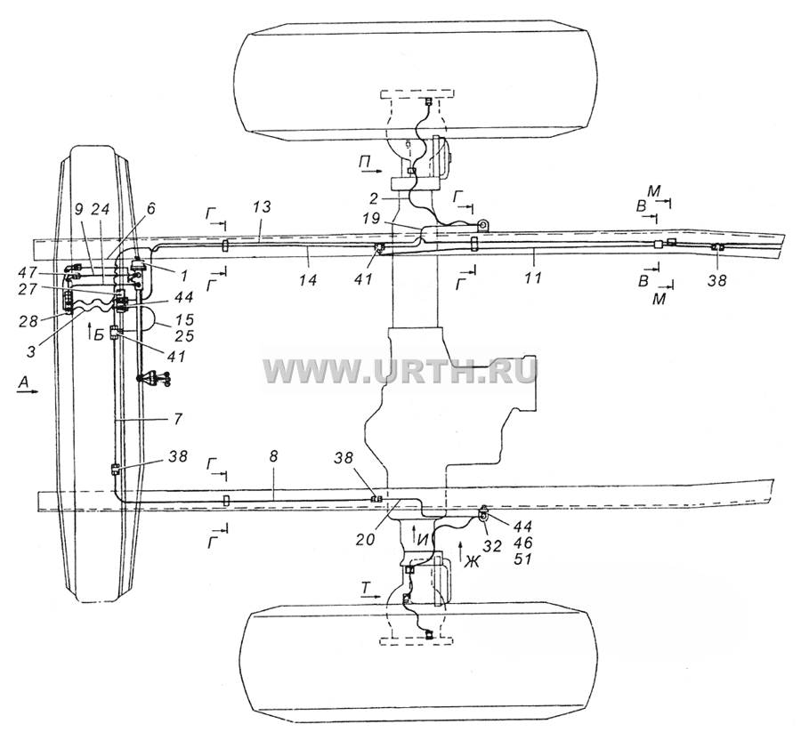 4310-3125001 Установка системы накачки шин 4310-3125001 Установка системы накачки шин