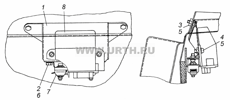 5320-3726002 Установка прерывателя указателей поворота 5320-3726002 Установка прерывателя указателей поворота